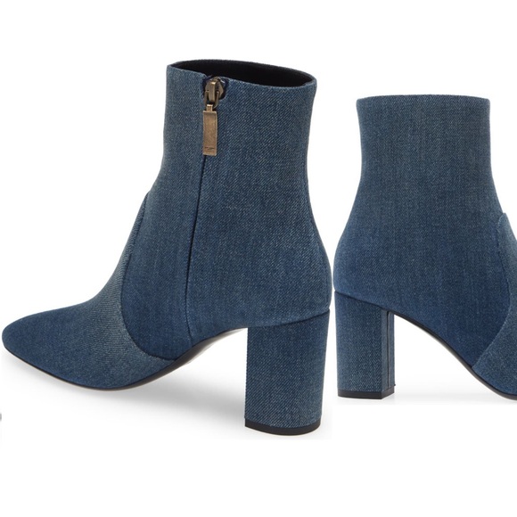Saint Laurent denim bootie YSL - Picture 2 of 6